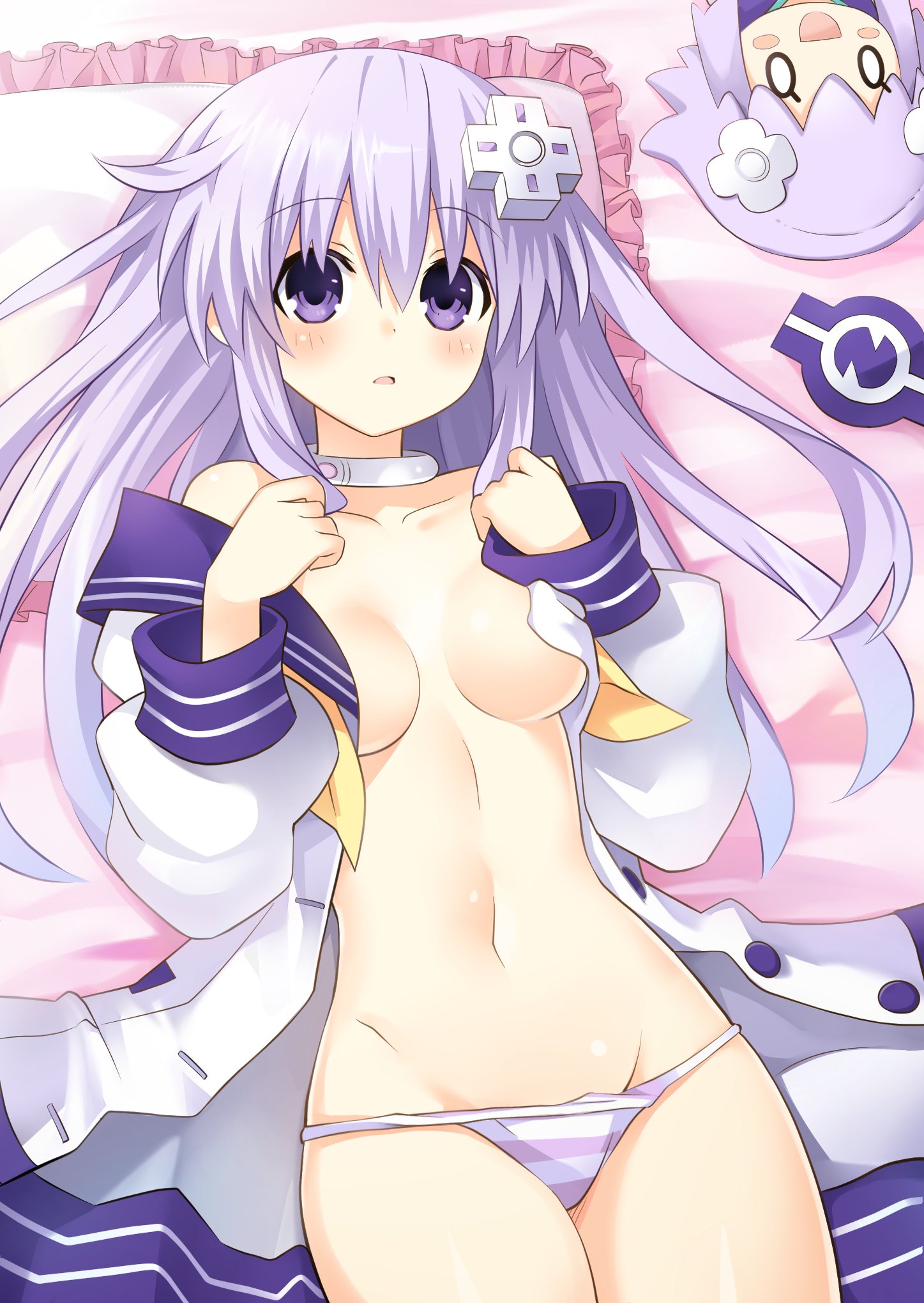 Zero Ray 0805 Choujigen Game Neptune Nepgear Breast Hold Breasts No